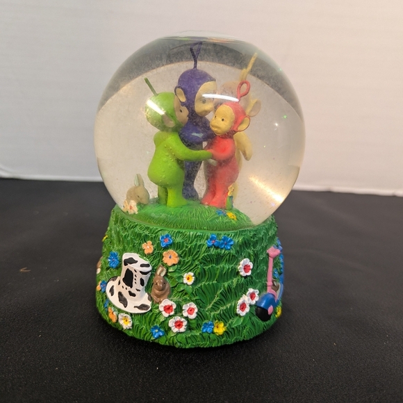 1998 Teletubbies Snowglobe/ Music Box - Picture 2 of 6